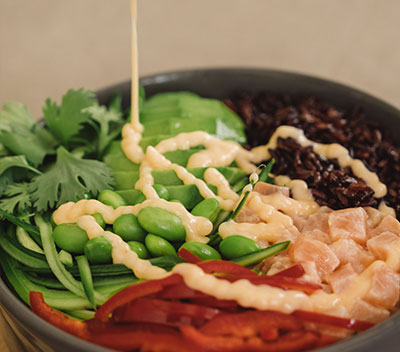 Poke bowls